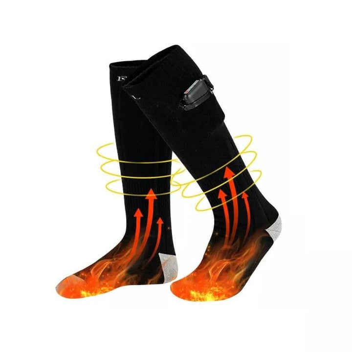 Plushridge™ Rechargeable Heated Socks with 8-Hour Warmth and 3 Settings