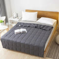 Plushridge™ Quilted Cotton Weighted Blanket with Glass Bead Fill