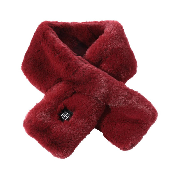 Plushridge™ Heated Faux Fur Neck Wrap with 3 Heat Settings